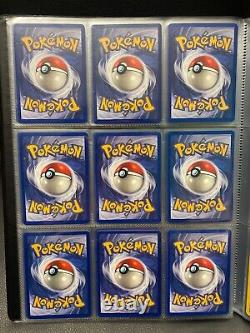 100% Complete 1st Edition Fossil Set 62/62 Pokémon Cards 1999 WOTC in Binder