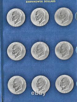 1971-1978 Eisenhower Dollar Complete Set Dansco Album BU