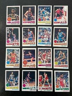 1977-78 Topps Basketball Complete Set #s 1-132