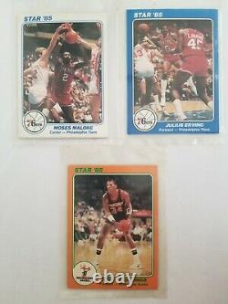 1983-86 Star Company 15 COMPLETE TEAM SETS LOT (CHARLES BARKLEY rookie)