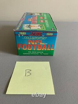 1989 Score Football Complete Factory Set UNTOUCHED Barry Sanders Rookie RC Lot B