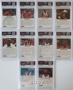 1992 Skybox Michael Jordan COMPLETE SET OF 10 USA Basketball PSA 9 (All)