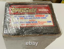 1992 Topps Gold Complete Factory Sealed Set + Brien Taylor Auto Rare