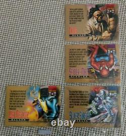 1995 Marvel Masterpieces Complete 22 Card Canvas Chase Set Nm/Mint