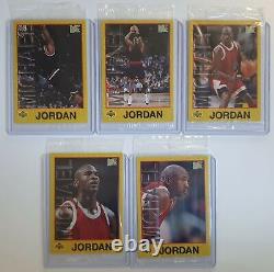 1996 UD Ball Park Michael Jordan SET (Complete 5 Cards) Factory Sealed