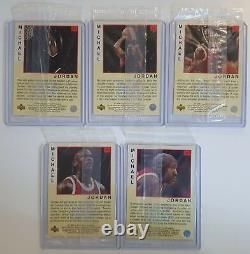 1996 UD Ball Park Michael Jordan SET (Complete 5 Cards) Factory Sealed