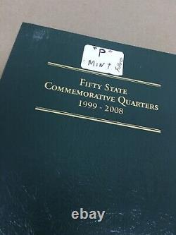 1999-2008 P/D Mint Uncirculated Fifty State Commemorative Quarters Complete Set