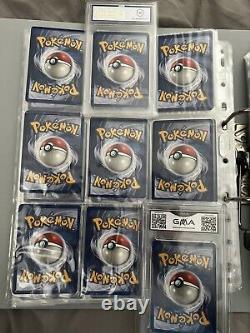 1st edition fossil 63/62 complete set Pokemon cards NM