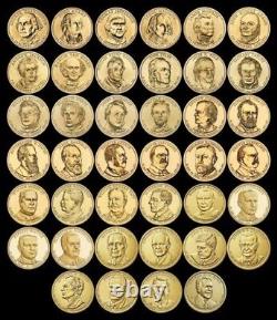 2007-2016 & 2020 Bush COMPLETE 40 Coins US Presidential Dollar Set BU