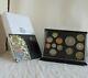 2009 Uk Royal Mint 12 Coin Deluxe Proof Set With Kew 50 Pence Complete