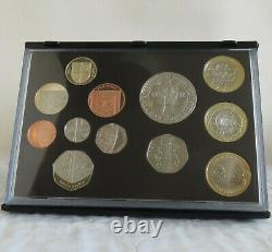 2009 UK ROYAL MINT 12 COIN DELUXE PROOF SET WITH KEW 50 PENCE complete