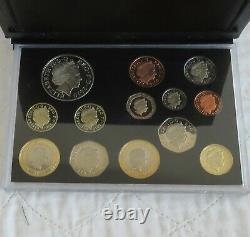 2010 UK ROYAL MINT 13 COIN DELUXE PROOF SET complete