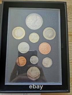 2012 UK ROYAL MINT 10 COIN PROOF SET complete with booklet NO COA
