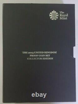 2013 Royal Mint Proof Annual coin set Collector Edition complete with COA & box