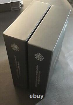 2014 & 2015 Uk Royal Mint 13 & 14 Proof Coin Sets Collector Editions Complete
