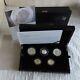 2017 Uk Royal Mint Piedfort Silver Proof 5 Coin Set Complete