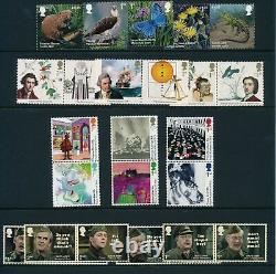 2018 Complete Commemorative Year Set Collection including M/sheets (13/8) U/M