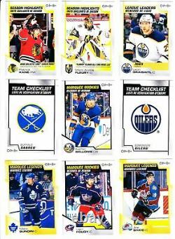2020 2021 O Pee Chee OPC Hockey Complete Mint 600 Card Set 100 ShortPrints 20 21
