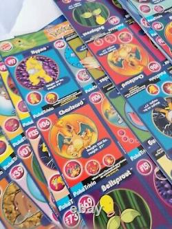 20 Uncut Sheets COMPLETE SET 2 CHARIZARDS Poketrivia Burger King 1999 PSA