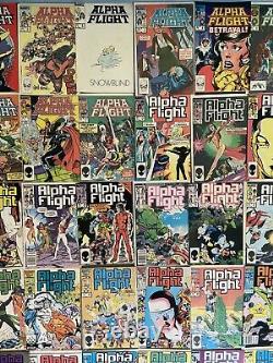 Alpha Flight 1-130 + Annuals Bagged/board Full Run Lot Complete Set 1983 Marvel
