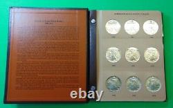 BEAUTIFUL COMPLETE SET OF 40 AMERICAN SILVER EAGLES 1986 to 2024