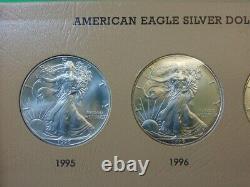 BEAUTIFUL COMPLETE SET OF 40 AMERICAN SILVER EAGLES 1986 to 2024