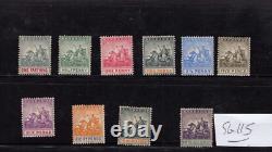 Barbados 1892-1903 Set Complete Mint Less 10d