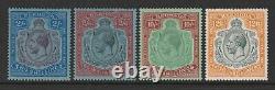 Bermuda 1924-32 Complete set of 4v Mult Script CA SG 88g-93 Mint