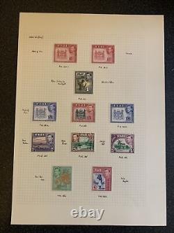 British Commonwealth FIJI 1938 KGVI Set COMPLETE Mint Hinged