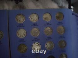 Buffalo Nickel Complete Set Collection Nickels Lot 1913-1938 in Whitman Album 64