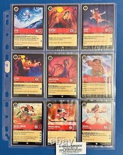 COMPLETE Non-Foil Set of Disney Lorcana TCG 204/204 English MINT The First ED