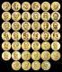 Complete Presidential Dollar Full Set Imperfect Uncirculated 40 Coins Mint