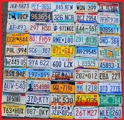 COMPLETE SET ALL 50 STATES USA LICENSE PLATES LOT of Good License Plate Tags