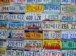 COMPLETE SET ALL 50 STATES USA LICENSE PLATES LOT of Good License Plate Tags