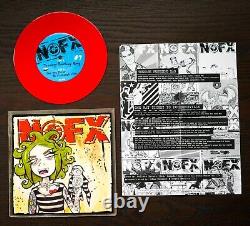 COMPLETE SET MINT NOFX 7 inch cLub 2005 First edition COLOURED VINYL