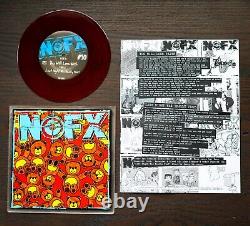 COMPLETE SET MINT NOFX 7 inch cLub 2005 First edition COLOURED VINYL