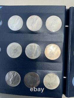 Complete 1921-1935 Year/Mint Peace Silver Dollar Set 24 Coins