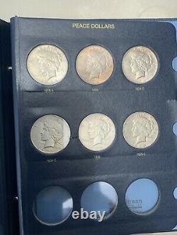 Complete 1921-1935 Year/Mint Peace Silver Dollar Set 24 Coins