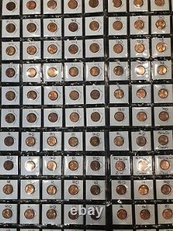 Complete 1944-2008 Red Choice/Gem BU Complete Set of 149 Coins! Hard to find