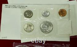 Complete 1957 P & D US Mint Set OGP Uncirculated 10-Coin Set. The Real Deal