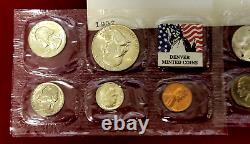 Complete 1957 P & D US Mint Set OGP Uncirculated 10-Coin Set. The Real Deal