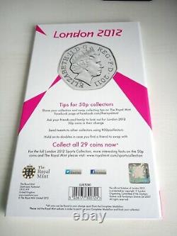 Complete 2012 London olympic coin set with medallion