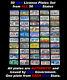 Complete 50 Usa License Plates Set American Number Tag Lot Premium Quality Super