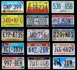Complete 50 USA License Plates Set United States Number Tag Lot Decor Best1 Deal