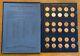 Complete Au & Unc Set Lincoln Cents 1941 1974 89 Coins