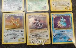 Complete Gym Heroes Set Pokemon Cards 132/132 WOTC 2000 Mint Electabuzz + Swirls