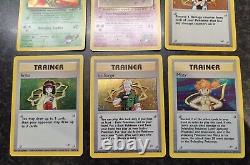 Complete Gym Heroes Set Pokemon Cards 132/132 WOTC 2000 Mint Electabuzz + Swirls