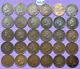 Complete Indian Head Cent Penny Set Of 30 Different Pennies Dated 1880-1909 Hc13
