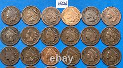 Complete Indian Head Penny Set of 30 Coins Consecutively Dated 1880-1909 #HC26