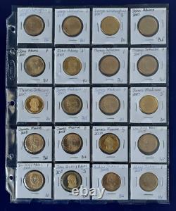 Complete P D & S Presidential 117 US Mint Coin set #659